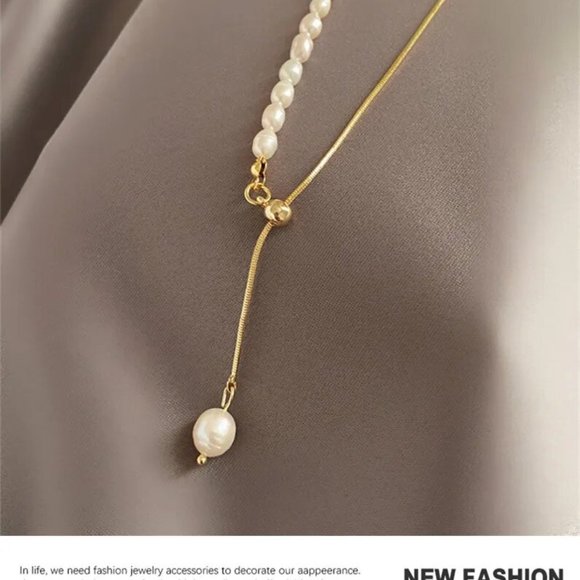 INS Style Natural  Luxury Pearl Necklace - Picture 5 of 6